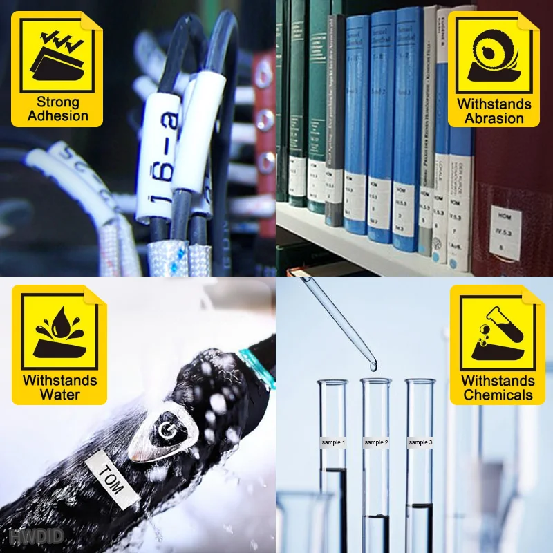 HWDID LT 91201 / 91221 91331 пластик совместимый производитель Этикеток dymo лента Letratag