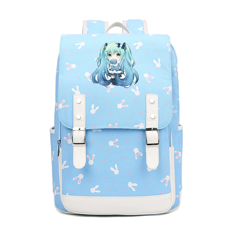 Vocaloid Hatsune Miku Backpack Anime backpacks Canvas for children boys and girls cute fashion teenager Student School Bag FT Vocaloid Hatsune Miku Backpack Anime backpacks Canvas for children boys and girls cute fashion teenager Student School Bag FT