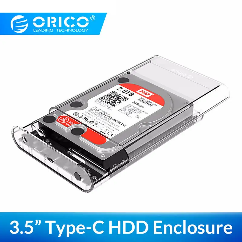 3139C3 35 Zoll Typ-C Zu Sataiii Fall Externe Festplatte Gehäuse Ssd/Sata Hdd Adapter Unterstützung 