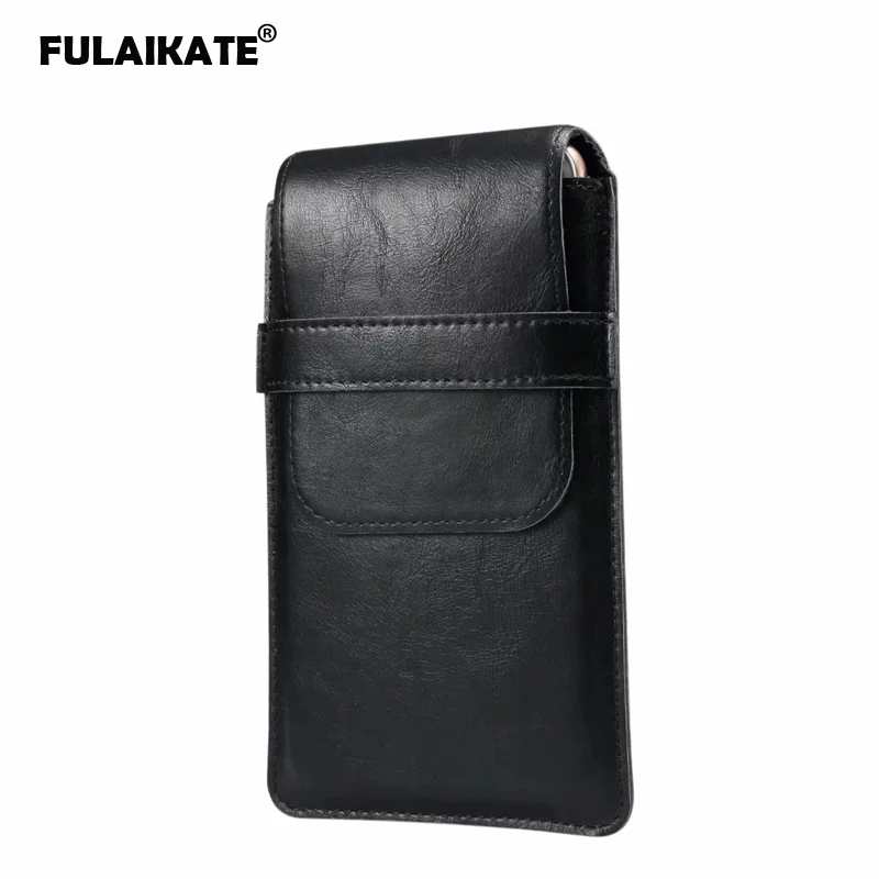 FULAIKATE 7," универсальная сумка разных размеров для всех мобильных телефонов тонкий поясной чехол для Xiaomi Max3 huawei Honor 8X Max мужской чехол