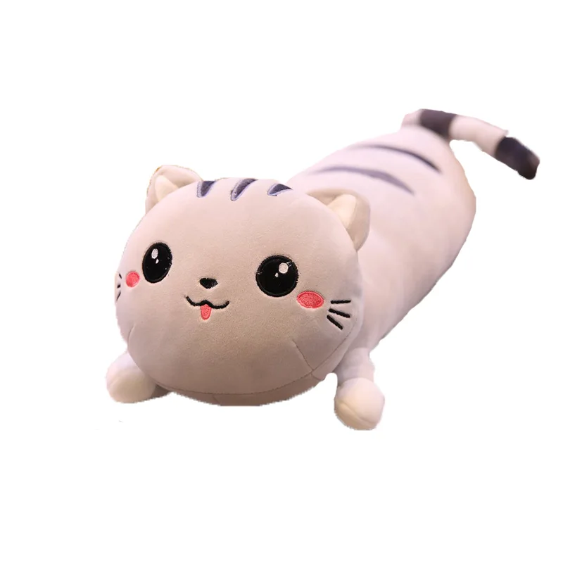 Дети самые любимые huggable и мило компаньон Бадди, серый и желтый Большая мягкая ферма животное игрушки Коты, плюшевые куклы