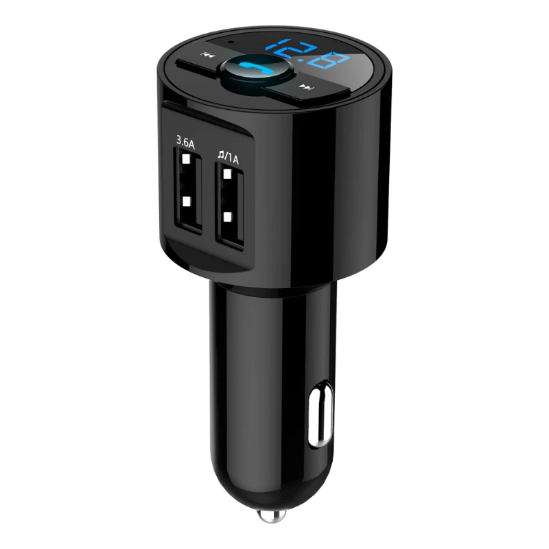 Best Seller KORSEED 3.6A Quick USB Charger Bluetooth Car Kit FM Transmitter modulator Audio