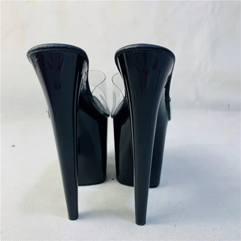 Женские туфли на ультравысоком каблуке 20 см роскошные прозрачные туфли на платформе модные пикантные босоножки красивые женские туфли на каблуке высотой 20 см