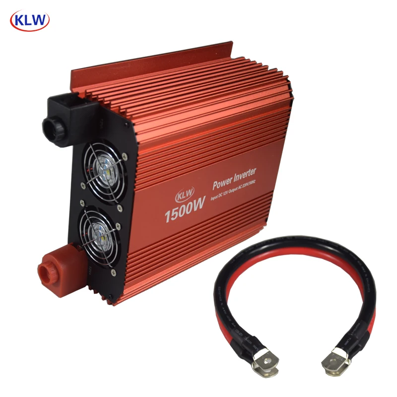 

5V 2.1A USB 1500W Watt DC 12V to AC 220V Portable Power Inverter Charger Converter Adapter DC 12 to AC 220 Modified Sine Wave