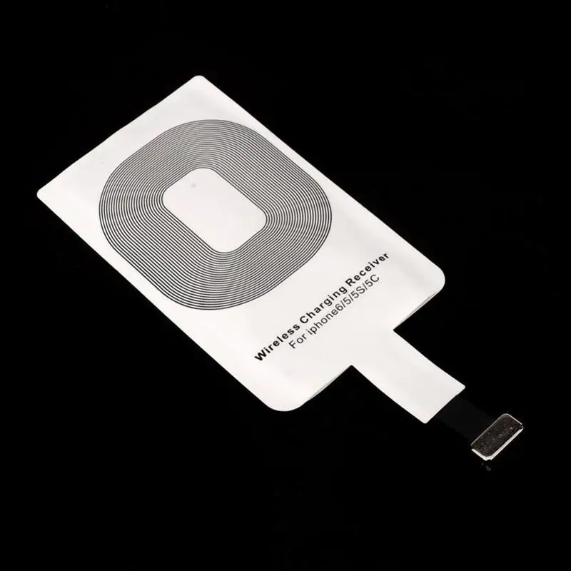 New 3 Induction Coil Qi Wireless Charger Charging Pad with Receiver for iPhone 5 5S 6 6S 6 Plus + Clear Soft TPU Case