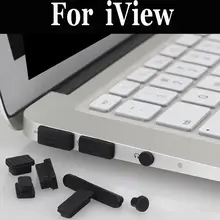 12 шт. силиконовая противопылезащитная заглушка для ноутбука Пылезащитная заглушка для ipview Maximus Jumper Ezbook 2 Lava Helium 12 14