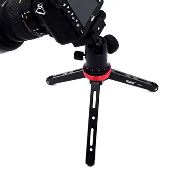 

HobbyLane Mobile Camera Photography Bracket VELEDGE MT-01 Portable Metal Tabletop Tripod with 1/4" Screw Mount Table Tripod d20
