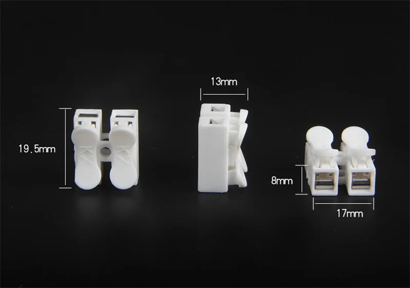 Оптовая продажа 10 шт./лот быстроразъемные соединители для проводов CH2 2 шпильки