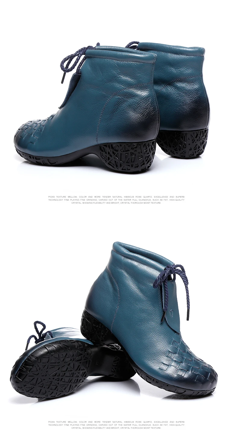 GKTINOO/ботильоны ручной работы; ботинки на шнуровке в стиле ретро; Модные женские ботинки из мягкой натуральной кожи