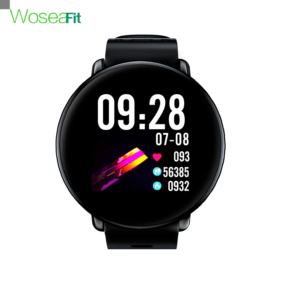 

Woseafit Smart Watch Men Women IP68 Waterproof Clock Activity Fitness tracker Heart rate monitor Smartwatch for IOS Android