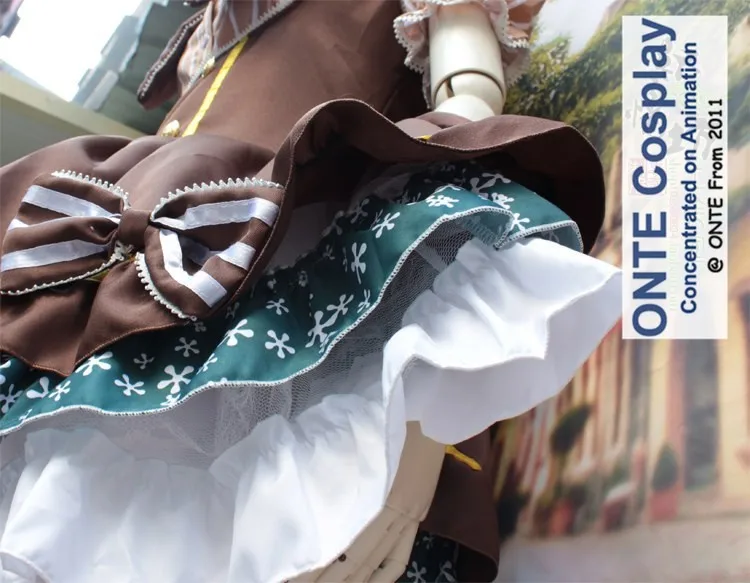 Anime Love Live! Cosplay Costume Koizumi Hanayo French Maid Apron Dress Meidofuku Lolita Costume (7)