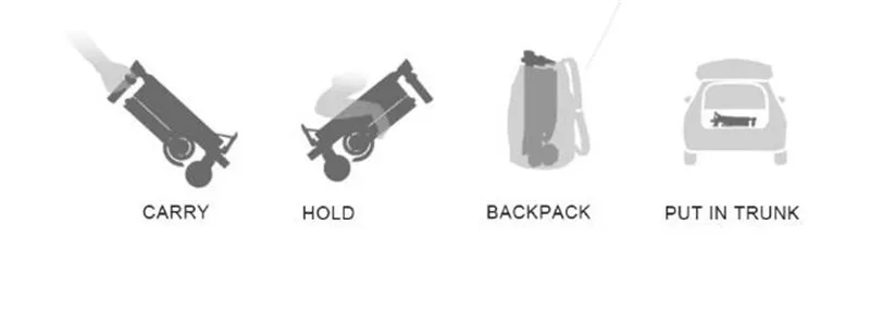 HX X6 Folding Electric Scooter Two Wheel Electric Scooters Mini Protable Backpack E-Scooter Electric Bike Ebike (3)