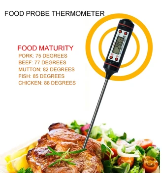 

2017 New Food Pen Type Needle Digital Food Thermometer Probe Type Liquid Barbecue Oil Thermometer with C / F