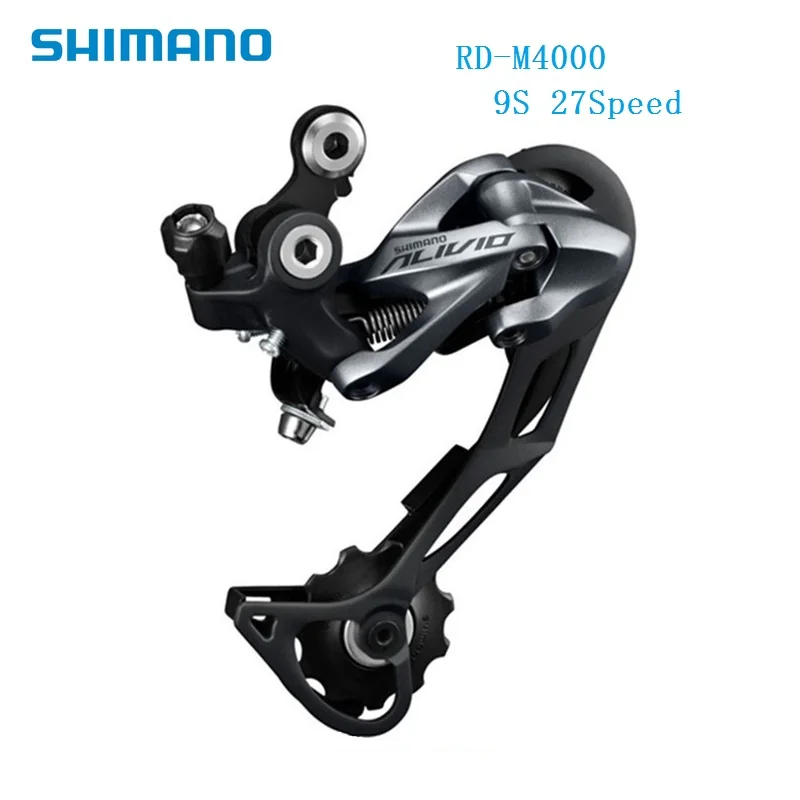 comprar MTB Bicicleta Desviadores Shimano Alivio RD M4000 27 9 s s Velocidade Desviador Traseiro Mountain Bike Acessórios