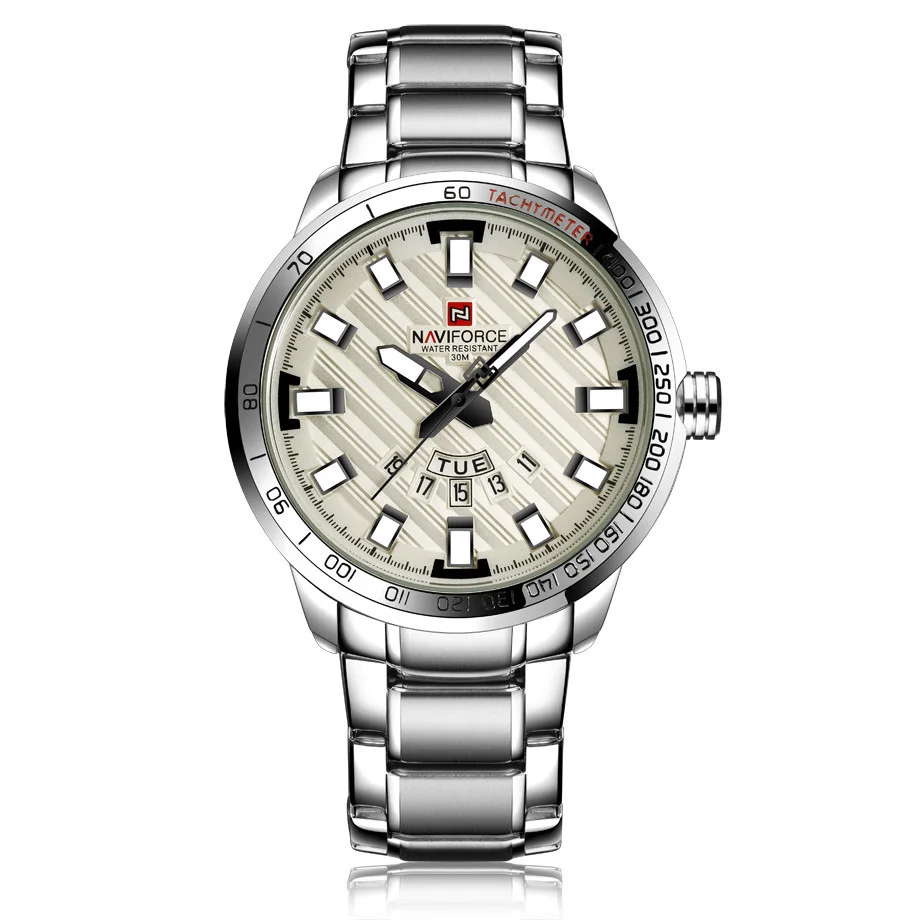 NAVIFORCE Watches Men Luxury Brand Casual Watch Quartz Clock Men Sport Watches Men's Steel Military