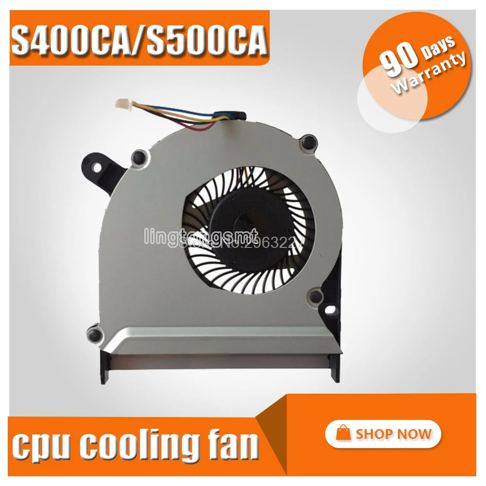 Оригинальный охлаждающий вентилятор для процессора For Asus S400 S400C S400CA S400E X402C X402E F402C