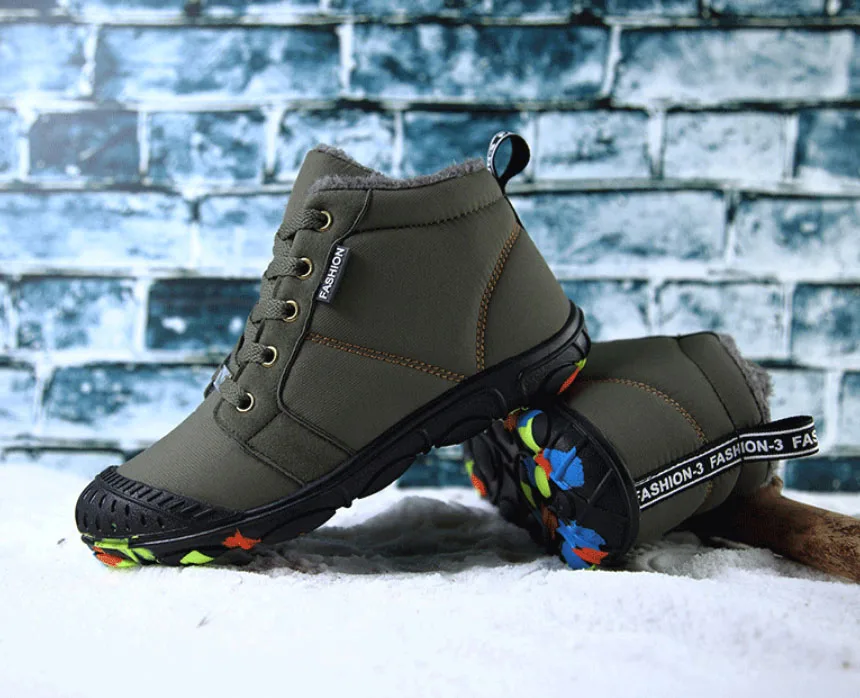 Children's camouflage snow boots-11
