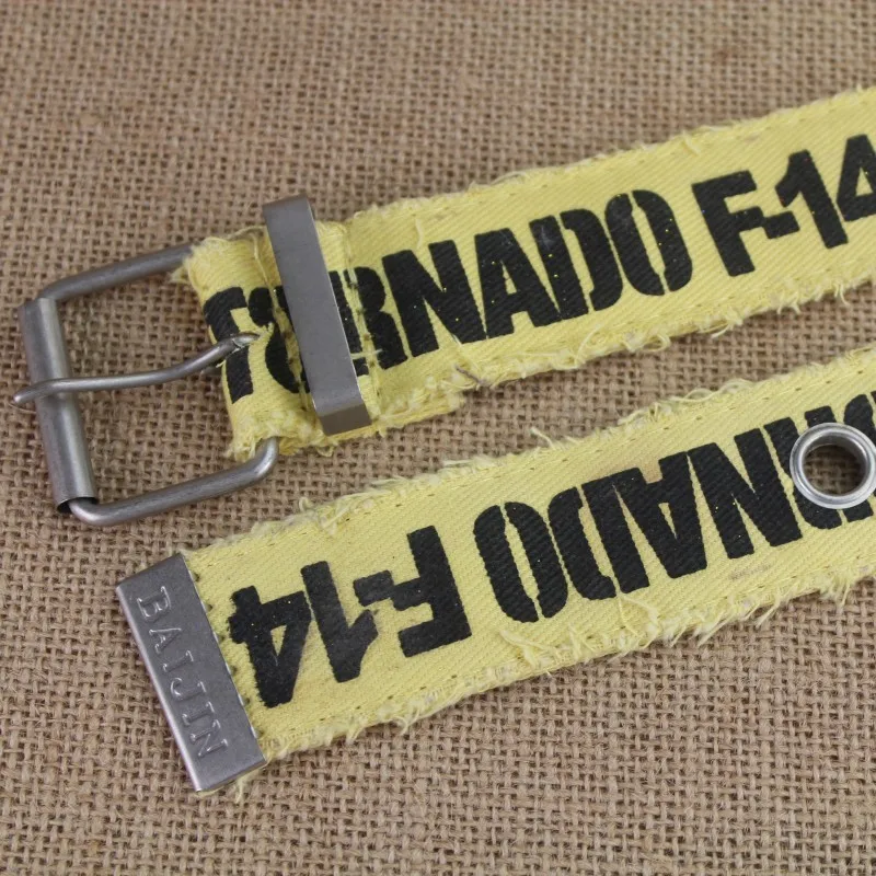 3.7cm printting Canvas Belt00006