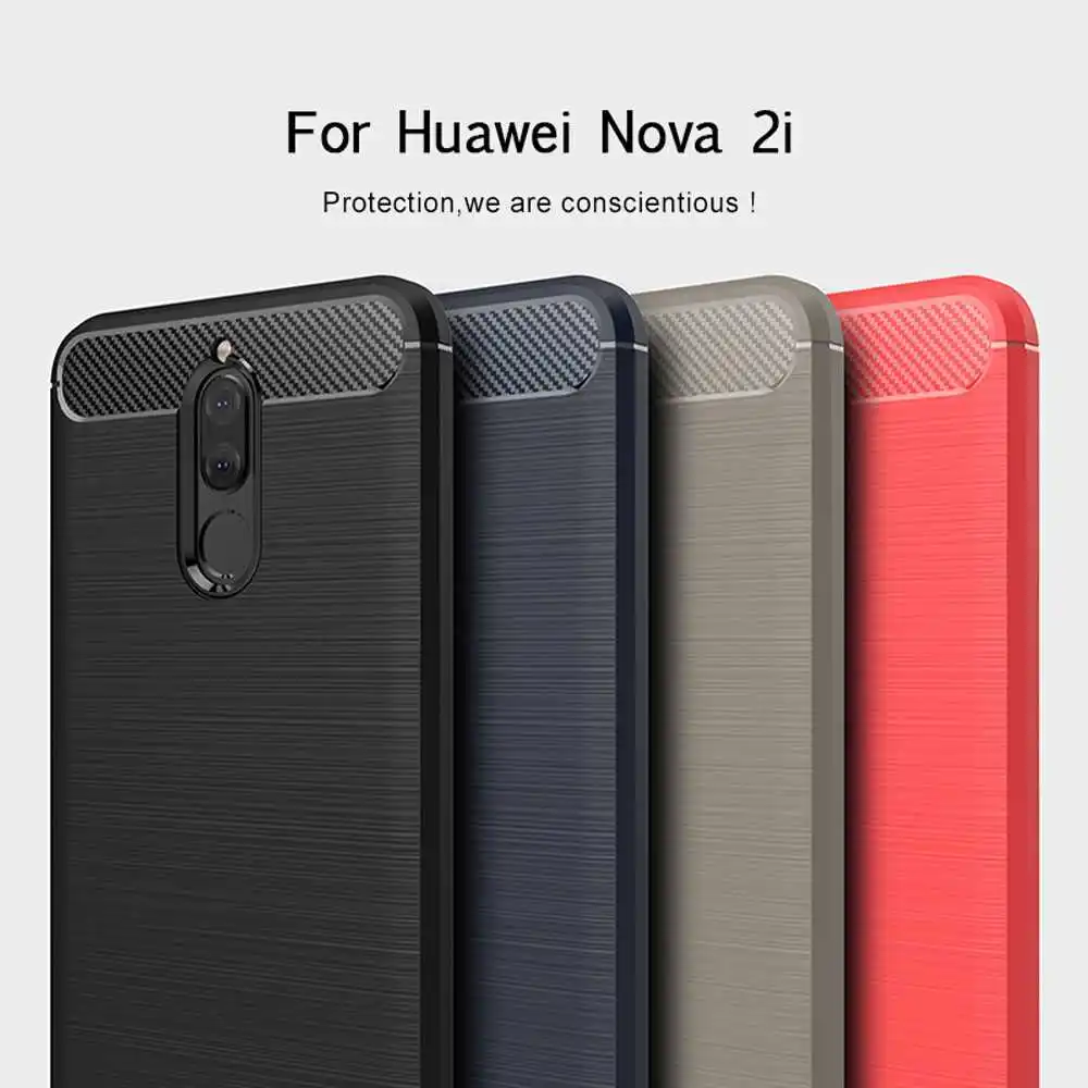 Модный противоударный мягкий силиконовый чехол Mokoemi 5," для huawei Nova 2i, чехол для huawei Nova 2i, чехол для телефона