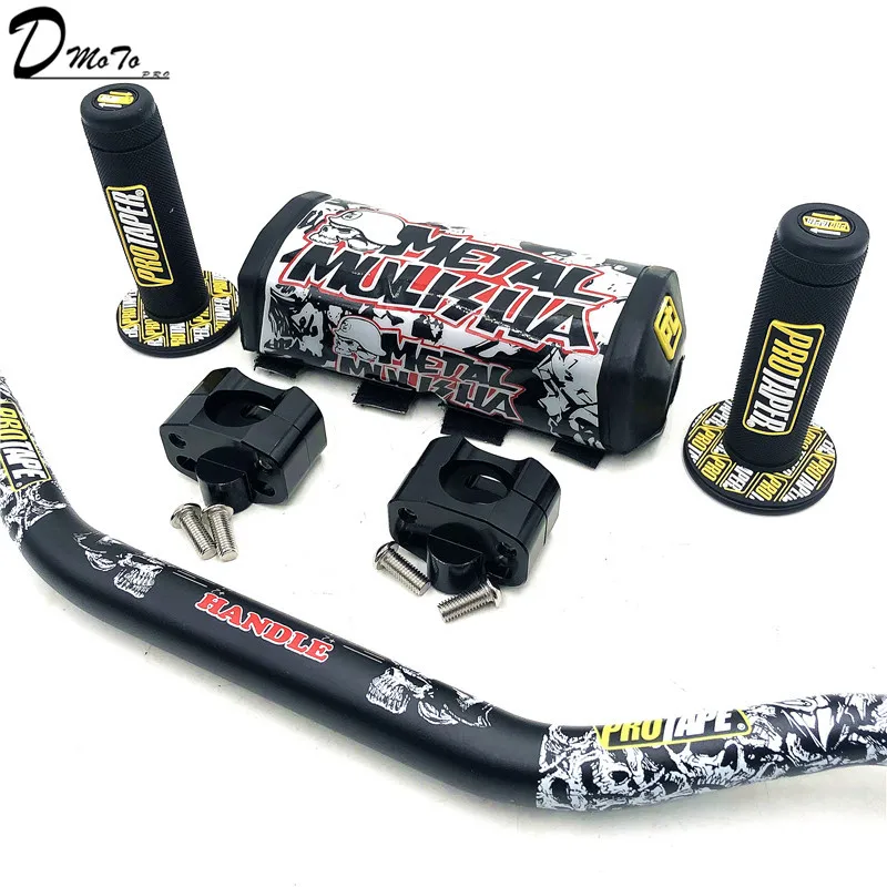 Руль для PRO Taper Pack Bar 1-1/" ручка бар колодки ручки Pit Pro гоночный Dirt Pit велосипед Мотоцикл CNC 28,5 мм адаптер