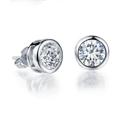 Shiny Gem Stud Earrings For S Boys Inlaid Aaa Bright Zircon Shiny Gem Stud Earrings For S Boys Inlaid Aaa Bright Zircon Earring 2 Colors Choice In From Jewelry Accessories On Aliexpress