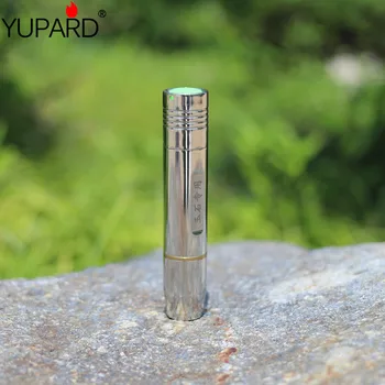 

YUPARD Q5 LED jade glare stainless steel flashlight jade rechargeable battery AA/14500 500Lms 3modes outdoor camping sport