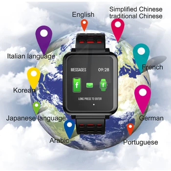 

Smartwatch Waterproof Wearable Device Bluetooth Pedometer Heart Rate Monitor Color Display Smart Watch for Running Pedometer