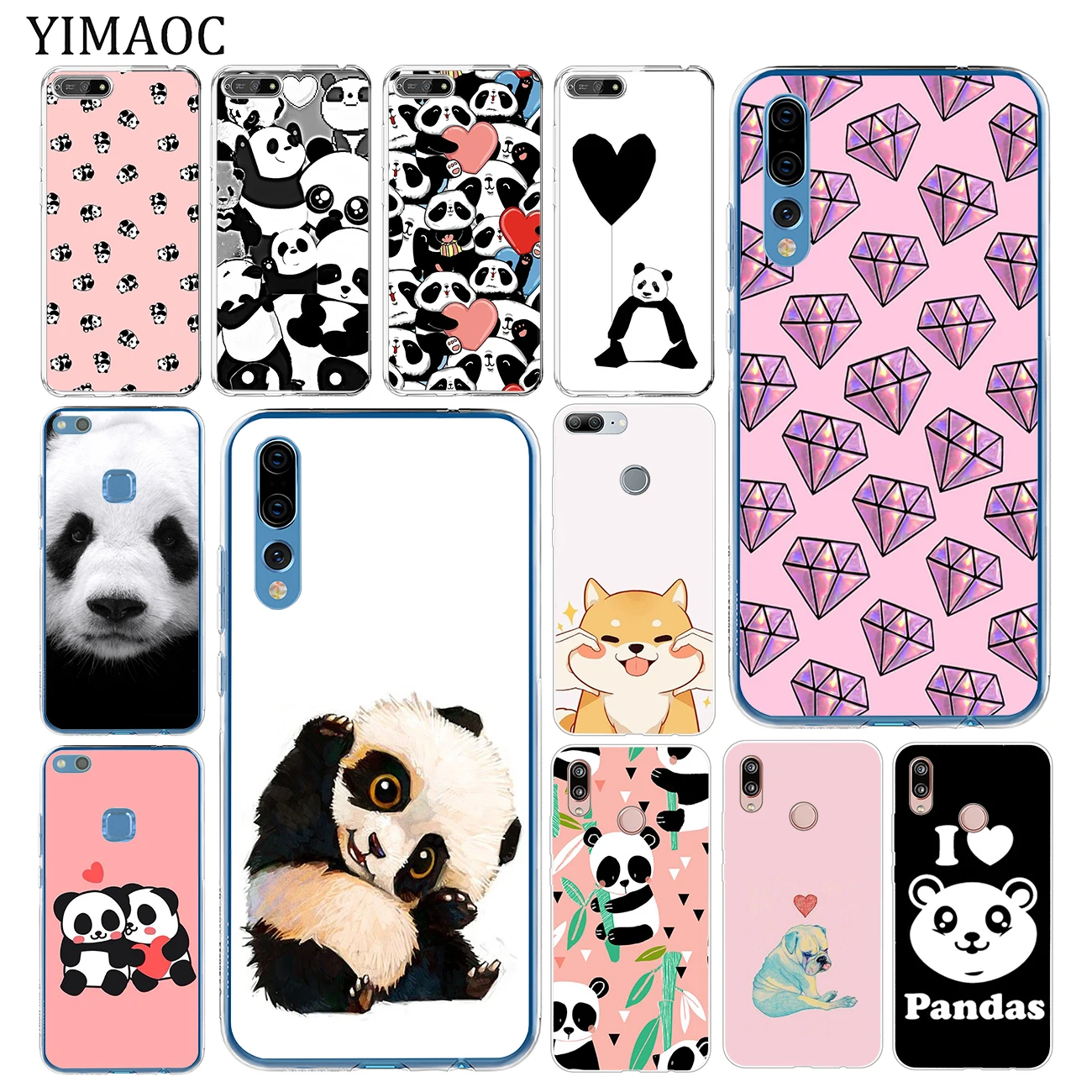 YIMAOC панда мультфильм забавная собака Мягкий ТПУ силиконовый чехол для телефона