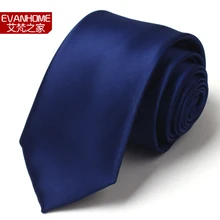 Высокое качество, новинка, мужской галстук, очень Nano Fiber, 7 см, галстук, темно-синие галстуки для мужчин, модные однотонные фирменные галстуки