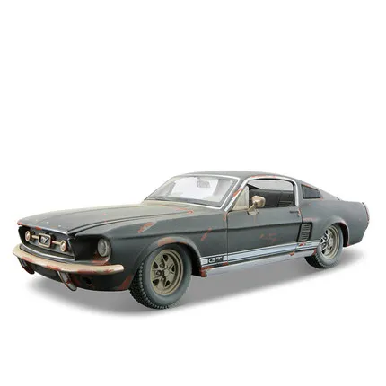 Модель автомобиля в античном стиле 1:24 из литая олова для Ford mustang 1967 GT спортивный