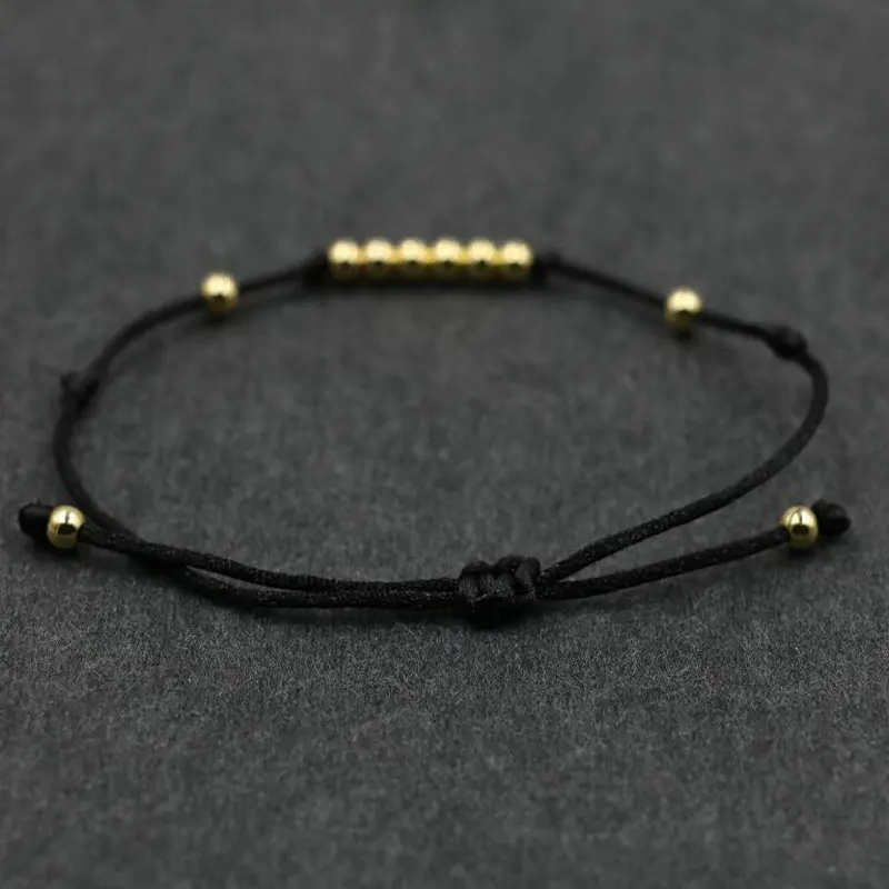Женский браслет ANILLO красная веревочная нить плетеный 4 мм регулируемый из