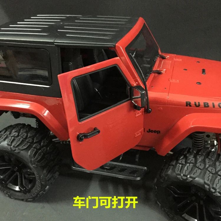 1/10 RC весы Монстр Рок Гусеничный 4X4 грузовик с JK красный корпус RTR, 2,4 г