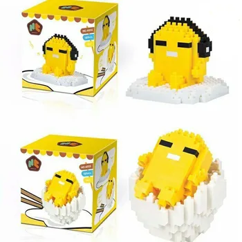 

HC Diamond Mini Small Building Blocks Bricks Puzzle Mosaic DIY Magic Block Educational Toys for Children 6025 Headphone Gudetama