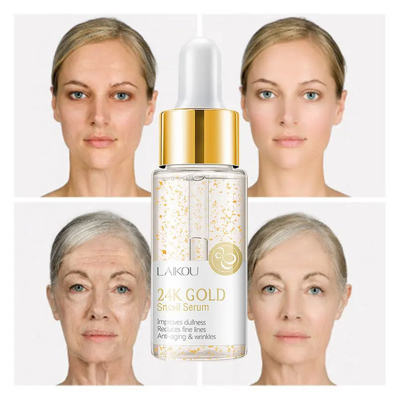 LAIKOU основа для макияжа увлажняющая эссенция 24k Gold Elixir контроль масла Профессиональная Матовая сыворотка серия брендовая основа праймер 1 шт