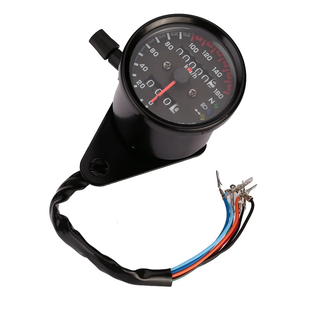 

New Universal Dual Odometer Speedometer Nights Lights Backlight Motorcycle