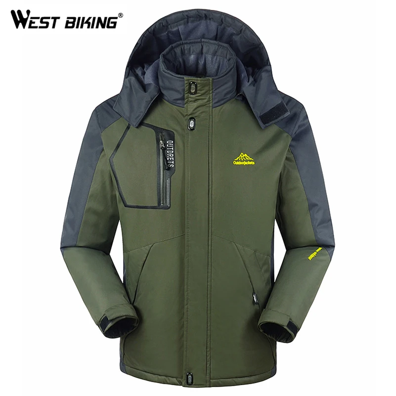 Buy WEST BIKING Winter Men Fleece Windbreaker Outdoor