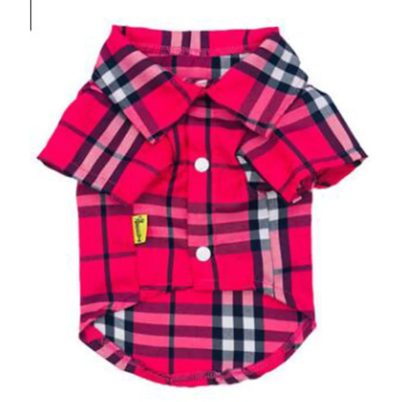 

dog clothes stripe summer shirt