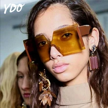 YDO Oversize Square Sunglasses Women 2018 Luxury Brand Designer Big Frame Integrated Sun Glasses Fashion Large Shades UV400