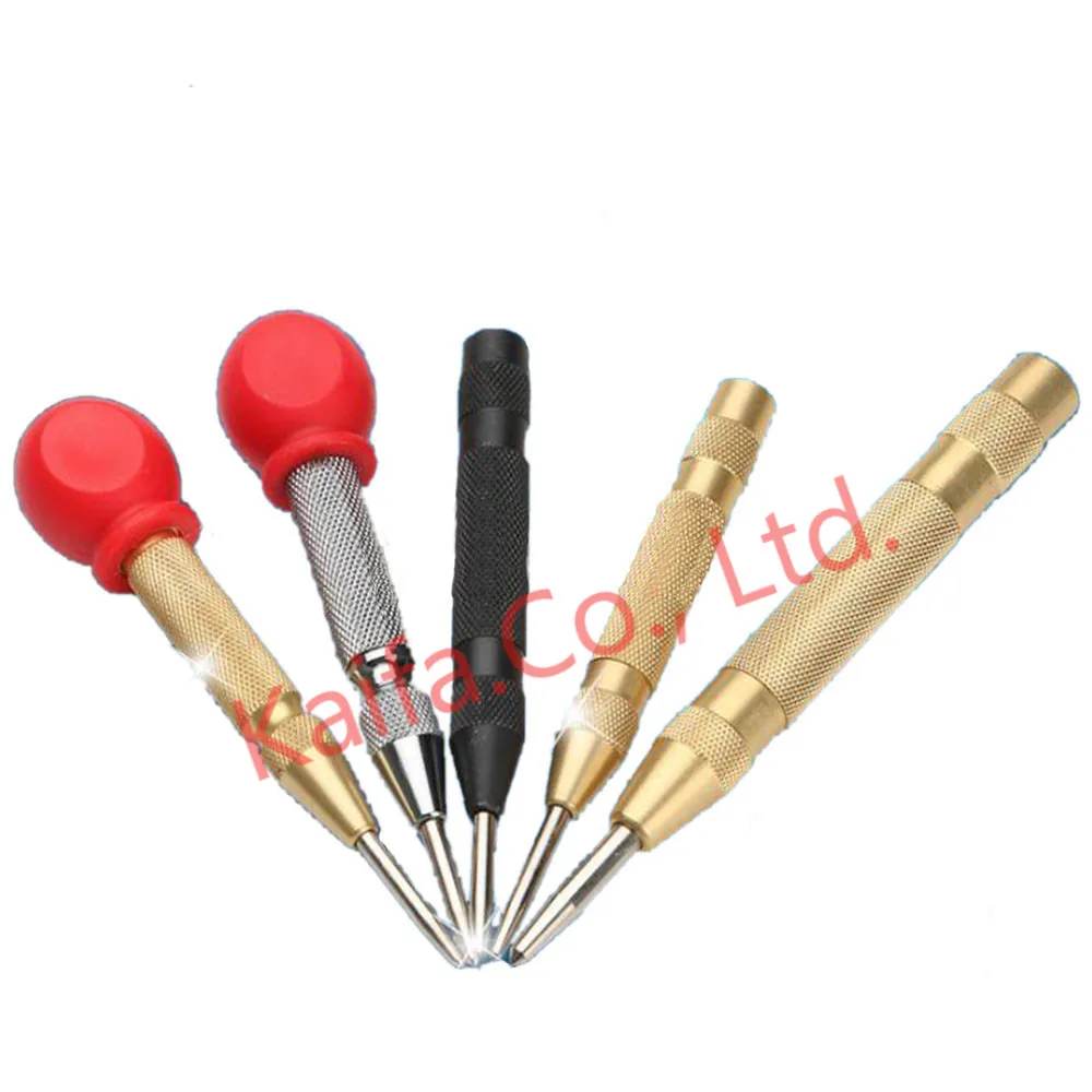 

1PCS drill bit Heavy Duty Automatic Centre Punch Spring Loaded Metal Wood Press Dent Marker Positioner
