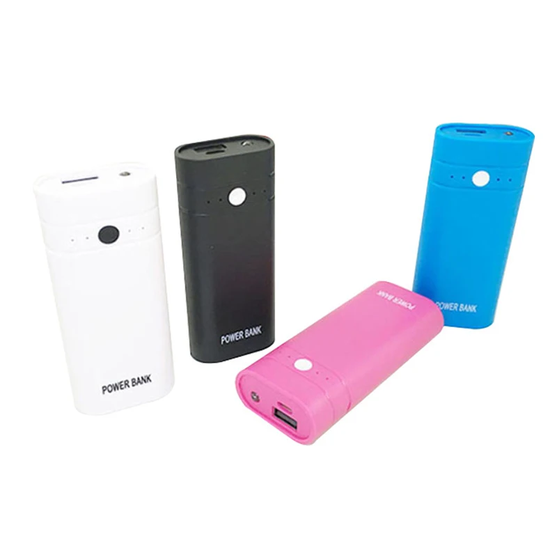 

Hot Sale 2*18650 USB Diy Power Bank for Android Battery Box 18650 Battery Holder Batteries Case with LED Flashlight Welding Free
