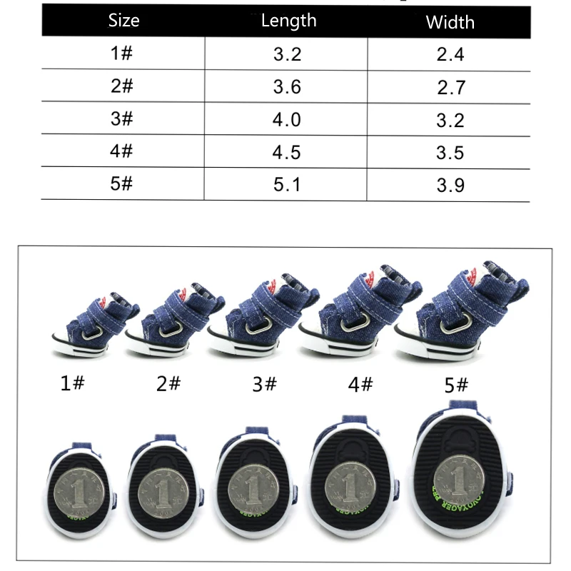 Lovoyager, Обувь для собак без взлета, ботинки для собак, нескользящая джинсовая обувь с логотипом, парусиновые кроссовки для собак, щенков, кошек