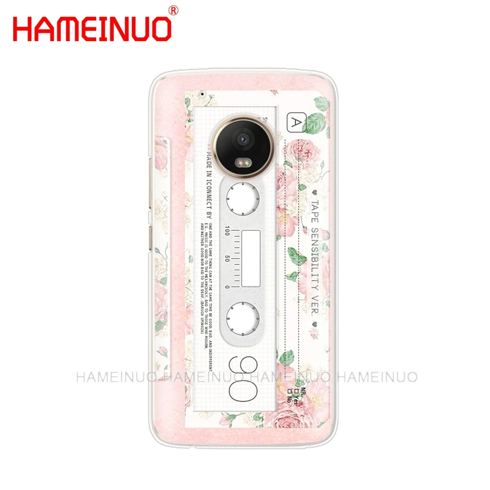 HAMEINUO Ретро Классический кассета уникальный дизайн чехол для телефона Motorola Moto X4 C G6 G5 G5S G4 Z2 Z3 PLAY PLUS - Цвет: 62206