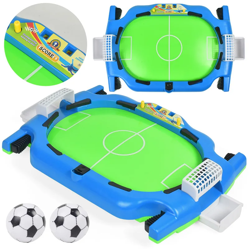 

Mini Table Top Football Board Machine Game Home Match birthday Gift Toy For Child Soccer Tables Comes with two small footballs