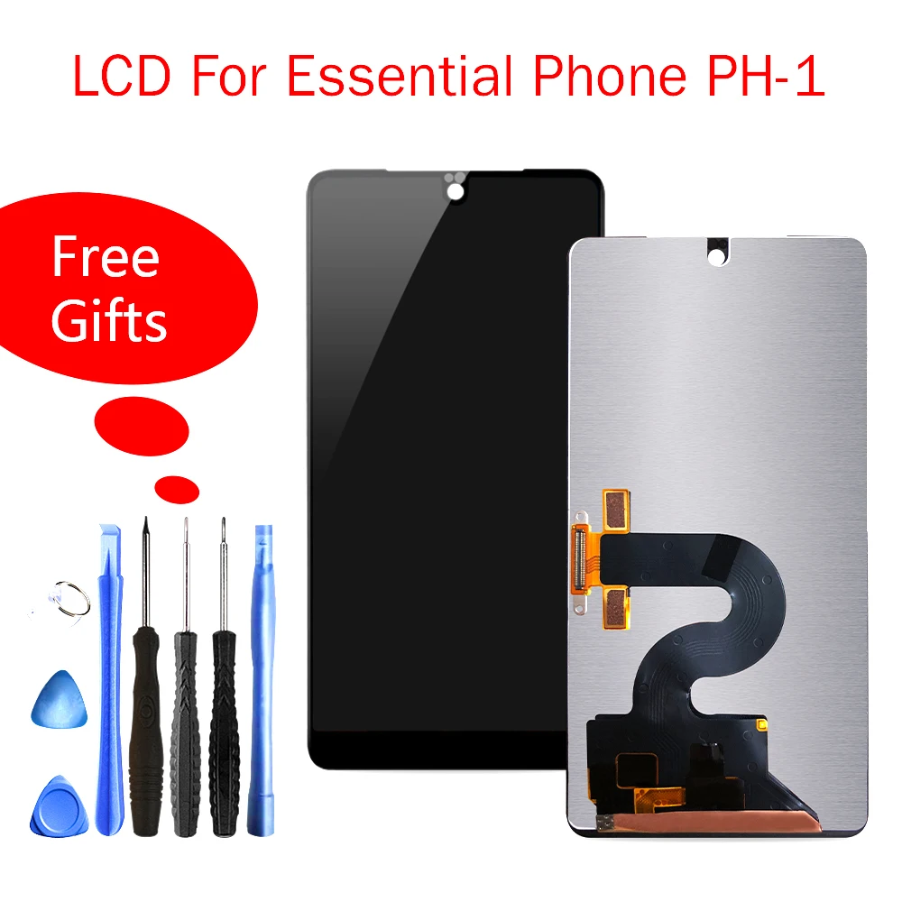 

New Lcd For 5.7''Essential Phone PH-1 PH1 LCD Display Panel Touch Screen Digitizer Assembly For Essential PH1 Replacement