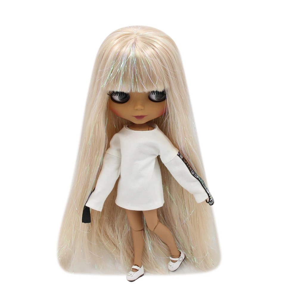 ICY Fortune Days factory кукла Обнаженная 1/6 No. M-47-280BL3139 кукла с черной кожей тела и золота смешанные волосы матовое лицо