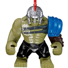 Xh654 30 шт. 7 см super heros Hulk Buster Green THOR Gorilla Grood Mark IGOR фигурка строительный блок игрушки