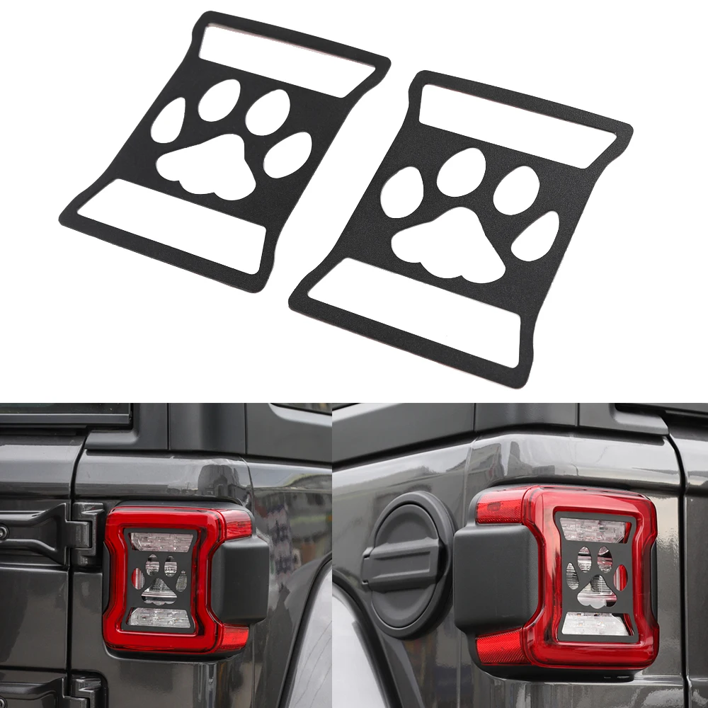 1 пара металлических каркасы фонарей для Jeep Wrangler JL задняя крышка заднего фонаря декоративная оградительная защита