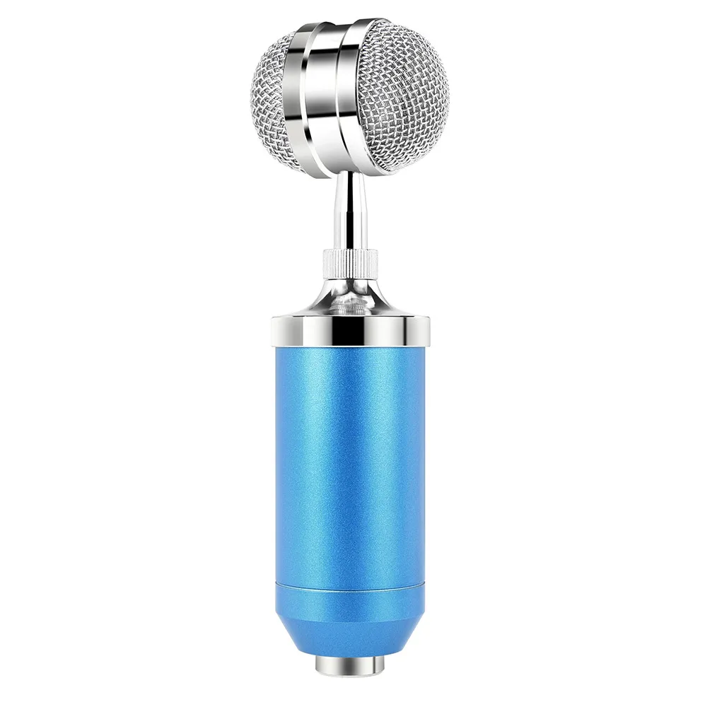 EPULA Mikrofon наборы профессиональный караоке студийный USB конденсаторный микрофон для компьютера/ноутбука/ПК запись Mikrofon Bezprzewodowy - Цвет: BU