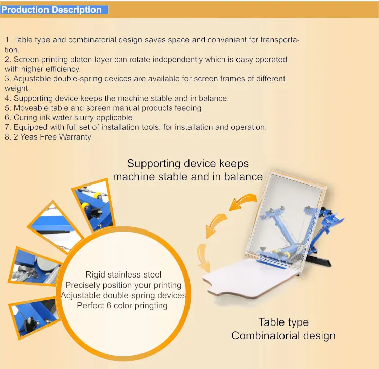 Горячая Распродажа 6 цветов 6 станция шелкотрафаретная печатная машина ручной двойной роторный пол стиль принтер 20 штук для продажи