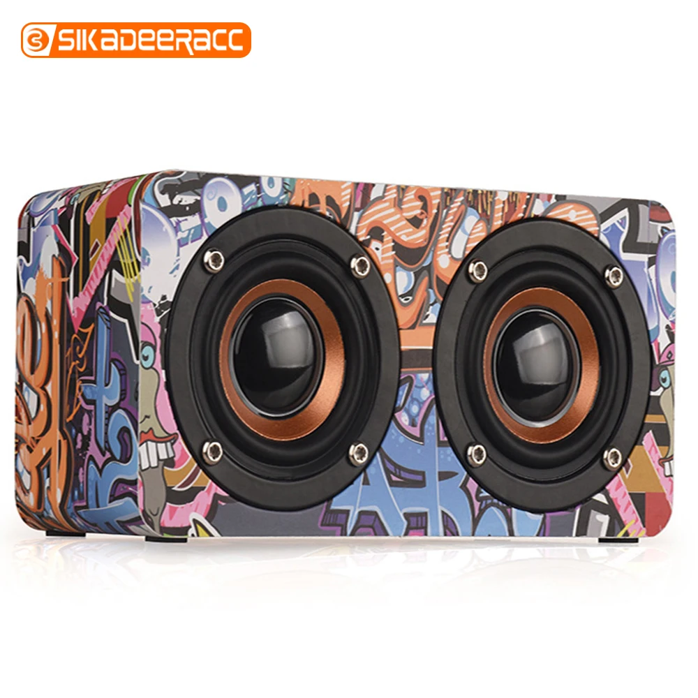 

Graffiti Bluetooth Speaker Wireless Portable Built-in Microphone Hand-free TWS Stereo Mobile Computer Desktop Home Audio Outdoor